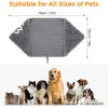 imageSmiry Chenille Dog Drying Towel Extra Absorbent Bath Towel for Mud Dogs Ultra Soft Quick Dry Pet Wash Mitt for Bathing Grooming and PostWalk Cleaning 31x13 Inches GreyDark Grey
