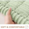 imageSmiry Couch Cover for Dogs Washable Non Slip Fuzzy Pet Couch Covers for 3 Cushion Sofa Pet Friendly Thick Soft Sofa Slipcovers Cushion Protector Dark Grey 276quot x 59quotGreen