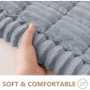 imageSmiry Couch Cover for Dogs Washable Non Slip Fuzzy Pet Couch Covers for 3 Cushion Sofa Pet Friendly Thick Soft Sofa Slipcovers Cushion Protector Dark Grey 276quot x 59quotGrey