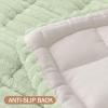 imageSmiry Couch Cover for Dogs Washable Non Slip Fuzzy Pet Couch Covers for 3 Cushion Sofa Pet Friendly Thick Soft Sofa Slipcovers Cushion Protector Dark Grey 276quot x 59quotGreen