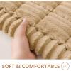 imageSmiry Couch Cover for Dogs Washable Non Slip Fuzzy Pet Couch Covers for 3 Cushion Sofa Pet Friendly Thick Soft Sofa Slipcovers Cushion Protector Dark Grey 276quot x 59quotCamel