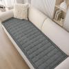 imageSmiry Couch Cover for Dogs Washable Non Slip Fuzzy Pet Couch Covers for 3 Cushion Sofa Pet Friendly Thick Soft Sofa Slipcovers Cushion Protector Dark Grey 276quot x 59quotDark Grey