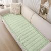 imageSmiry Couch Cover for Dogs Washable Non Slip Fuzzy Pet Couch Covers for 3 Cushion Sofa Pet Friendly Thick Soft Sofa Slipcovers Cushion Protector Dark Grey 276quot x 59quotGreen
