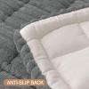 imageSmiry Couch Cover for Dogs Washable Non Slip Fuzzy Pet Couch Covers for 3 Cushion Sofa Pet Friendly Thick Soft Sofa Slipcovers Cushion Protector Dark Grey 276quot x 59quotDark Grey