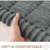 imageSmiry Couch Cover for Dogs Washable Non Slip Fuzzy Pet Couch Covers for 3 Cushion Sofa Pet Friendly Thick Soft Sofa Slipcovers Cushion Protector Dark Grey 276quot x 59quotDark Grey