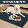 imageSmiry Front Door Mat Indoor Outdoor Entrance Heavy Duty Natural Rubber Trap Dirt and Moisture NonSlip Doormats Low Profile Easy Clean Patio Porch Entryway Mat 295x17 Ocean BlueLake Blue