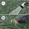 imageSmiry Front Door Mat Indoor Outdoor Entrance Heavy Duty Natural Rubber Trap Dirt and Moisture NonSlip Doormats Low Profile Easy Clean Patio Porch Entryway Mat 295x17 Ocean BlueGreen