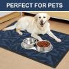 imageSmiry Front Door Mat Indoor Outdoor Entrance Heavy Duty Natural Rubber Trap Dirt and Moisture NonSlip Doormats Low Profile Easy Clean Patio Porch Entryway Mat 295x17 Ocean BlueOcean Blue