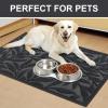 imageSmiry Front Door Mat Indoor Outdoor Entrance Heavy Duty Natural Rubber Trap Dirt and Moisture NonSlip Doormats Low Profile Easy Clean Patio Porch Entryway Mat 295x17 Ocean BlueGrey