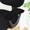 imageSmiry Stretch Jacquard Office Computer Chair Seat Covers Chair Seat CoverChair Armrest Covers Black