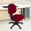 imageSmiry Stretch Office Computer Chair Covers Seat  Backrest Cover Burgundy 2 Items Bundle