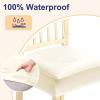 imageSmiry Waterproof Seat Covers for Chairs Set of 4 Stretch Pu Leather Removable Washable Dining Room Chair Seat Slipcovers Protector No Rear Covers OrangeBeige