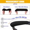 imageSmiry Stretch Printed Office Computer Chair Covers2 Pcs Soft Office Chair Armrest Covers Black