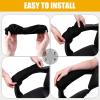 imageSmiry Stretch Printed Office Computer Chair Covers2 Pcs Soft Office Chair Armrest Covers Black
