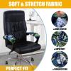 imageSmiry Stretch Printed Office Computer Chair Covers2 Pcs Soft Office Chair Armrest Covers Deep Green