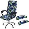 imageSmiry Stretch Printed Office Computer Chair Covers2 Pcs Soft Office Chair Armrest Covers Deep Green