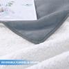 imageSmiry Waterproof Dog Bed Blanket Leakproof Pet Throw Blanket for Bed Couch Sofa Reversible Sherpa Fleece Furniture Protector Cover for Small Medium Large Dogs Cats Dusty Pink 50x60 inchesGrey