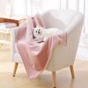 imageSmiry Waterproof Dog Bed Blanket Leakproof Pet Throw Blanket for Bed Couch Sofa Reversible Sherpa Fleece Furniture Protector Cover for Small Medium Large Dogs Cats Dusty Pink 50x60 inchesDusty Pink