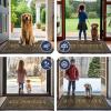 imageSmiry Welcome Mat Indoor Outdoor AllSeason Waterproof Front Door Mat Sturdy Natural Rubber Doormat NonSlip Easy Clean Low Profile Dirt Trapper for Porch Patio Entrance 295x17 Brown