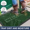 imageSmiry Welcome Mat Indoor Outdoor AllSeason Waterproof Front Door Mat Sturdy Natural Rubber Doormat NonSlip Easy Clean Low Profile Dirt Trapper for Porch Patio Entrance 295x17 GreenGreen
