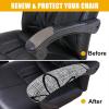 imageSmiry Stretch Printed Office Chair Armrest Covers 2 Pcs Soft Fit Removable Washable Computer Desk Chair Arm Covers Protector Blue GreenGrey and Black
