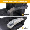 imageSmiry Stretch Printed Office Chair Armrest Covers 2 Pcs Soft Fit Removable Washable Computer Desk Chair Arm Covers Protector Blue GreenWhite