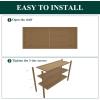 imageSmiry Bamboo Shoe Rack 3 Tier Shoe Organizer for Entryway ampamp Closet Stackable Free Standing Storage Shelf for Shoes Bags ampamp Plants NaturalWalnut