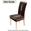 imageSmiry Velvet Stretch Chair Covers for Dining Room Set of 4 Soft Fit Removable Washable Kitchen Parsons Chair Slipcover Protector Dark GreenCoffee