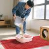 imageSmiry Cat Litter Box Mat 30x17 NonSlip Water Resistant Litter Trapping Mat Easy Clean Less Waste and UrineLocking Cat Carpet for Indoor RedRed