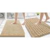 imageSmiry Bathroom Rugs 30X2030X20 Extra Soft Absorbent Shaggy Chenille Bath Mats Machine Washable Dry Quickly NonSlip Plush for Tub Shower and Floor Home Decor Accessories Beige