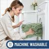 image:imageSmiry Bathroom Rugs U Shaped 24x20 and Toilet Lid Cover 175x15 Soft and Absorbent Bath Mat Machine Washable NonSlip Plush Carpet Runner for Tub Shower and Floor Home DecorSage Green