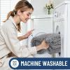 image:imageSmiry Bathroom Rugs and Mats Set of 4 Non Slip Absorbent Shaggy Bath Rug for Tub Shower and Bath Room 30 x 2047x2024x1624x20 Grey