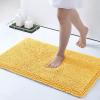 image:imageSmiry Chenille Bathroom Rugs 30x20 and UShaped Toilet Bath Rugs 20x20 Extra Soft and Absorbent Shaggy Bath Mat Machine Washable NonSlip Plush Carpet Yellow