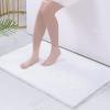 image:imageSmiry Chenille Bathroom Rugs 36x2430x20 and UShaped Toilet Bath Rugs 24x20 Extra Soft and Absorbent Shaggy Bath Mat Machine Washable NonSlip Plush Carpet White