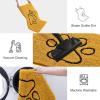 image:imageSmiry Dog Door Mat for Muddy Paws Absorbent Dirt Trapper Non Slip Quick Dry Washable Chenille Mat for Mud Dogs Entry Rug for Indoor and Outdoor 30x20 Inches Dark Grey and WhiteGolden Yellow and Black