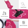 image:imageSmiry Dog Door Mat for Muddy Paws Absorbent Dirt Trapper Non Slip Quick Dry Washable Chenille Mat for Mud Dogs Entry Rug for Indoor and Outdoor 30x20 Inches Dark Grey and WhiteHot Pink and White