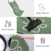 image:imageSmiry Dog Door Mat for Muddy Paws Absorbent Dirt Trapper Non Slip Quick Dry Washable Chenille Mat for Mud Dogs Entry Rug for Indoor and Outdoor 30x20 Inches Dark Grey and WhiteOlive Green and White