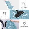image:imageSmiry Dog Door Mat for Muddy Paws Absorbent Dirt Trapper Non Slip Quick Dry Washable Chenille Mat for Mud Dogs Entry Rug for Indoor and Outdoor 30x20 Inches Dark Grey and WhiteSky Blue and White