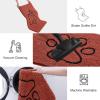 image:imageSmiry Dog Door Mat for Muddy Paws Absorbent Dirt Trapper Non Slip Quick Dry Washable Chenille Mat for Mud Dogs Entry Rug for Indoor and Outdoor 30x20 Inches Dark Grey and WhiteMaple Red and Black