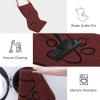 image:imageSmiry Dog Door Mat for Muddy Paws Absorbent Dirt Trapper Non Slip Quick Dry Washable Chenille Mat for Mud Dogs Entry Rug for Indoor and Outdoor 30x20 Inches Dark Grey and WhiteCaramel Russet and Black