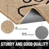 image:imageSmiry Dog Door Mat for Muddy Paws Absorbent Dirt Trapper Non Slip Quick Dry Washable Chenille Mat for Mud Dogs Entry Rug for Indoor and Outdoor 30x20 Inches Dark Grey and WhiteBeige and Black