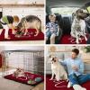 image:imageSmiry Dog Door Mat for Muddy Paws Absorbent Dirt Trapper Non Slip Quick Dry Washable Chenille Mat for Mud Dogs Entry Rug for Indoor and Outdoor 30x20 Inches Dark Grey and WhiteRed and White