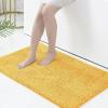 image:imageSmiry Luxury Chenille Bath Rug Set 2 Piece Extra Soft and Absorbent Shaggy Bathroom Mat Rugs Machine Washable NonSlip Plush Carpet Runner for Tub Shower and Bath Room24x1636x24Yellow