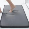 image:imageSmiry Memory Foam Bath Mat 30x20 and 20x20 UShaped Toilet Extra Soft Absorbent Bathroom Rugs Non Slip Bath Rug Runner for Shower Bathroom Floors Dark Grey