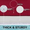 image:imageSmiry Memory Foam Bath Mat Set 24x16 36x24 Super Soft Absorbent Bathroom Rugs Non Slip Bath Rug Runner for Bathroom Floors Burgundy