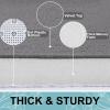 image:imageSmiry Memory Foam Bath Mat Set 30x20 36x24 Super Soft Absorbent Bathroom Rugs Non Slip Bath Rug Runner for Bathroom Floors Grey