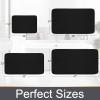 image:imageSmiry Memory Foam Bath Mat Set 30x20 and 36x24 Black Super Soft Absorbent Bathroom Rugs Non Slip Bath Rug Runner for Shower Bathroom Floors