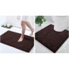image:imageSmiry Chenille Bathroom Rugs 30x20 and UShaped Toilet Bath Rugs 20x20 Extra Soft and Absorbent Shaggy Bath Mat Machine Washable NonSlip Plush Carpet Brown