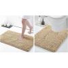 image:imageSmiry Chenille Bathroom Rugs 30x20 and UShaped Toilet Bath Rugs 24x20 Extra Soft and Absorbent Shaggy Bath Mat Machine Washable NonSlip Plush Carpet Beige