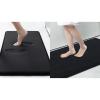 image:imageSmiry Memory Foam Bath Mat Set 30x20 and 36x24 Black Super Soft Absorbent Bathroom Rugs Non Slip Bath Rug Runner for Shower Bathroom Floors